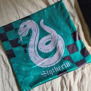 Slytherin Green Accent Pillow Cover. NO INSERT....COVER ONLY Velvety Snake